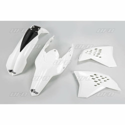 Kit plastique UFO blanc KTM - 1087434003