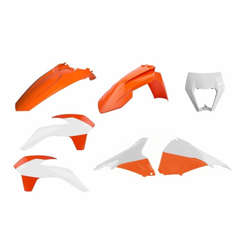 Kit plastique POLISPORT Enduro Restyle couleur origine KTM EXC/EXC-F - 1086179001