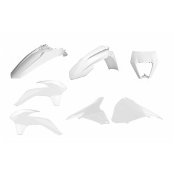 Kit plastique POLISPORT Enduro Restyle blanc KTM EXC/EXC-F - 1086179002