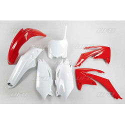 Kit plastique UFO couleur origine rouge/blanc Honda CRF250R/450R - 1086948004