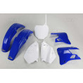 Kit plastique UFO couleur origine bleu/blanc Yamaha YZ125/250