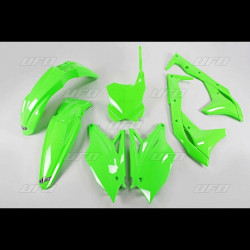 Kit plastique UFO vert fluo Kawasaki KX250F - 1087272005