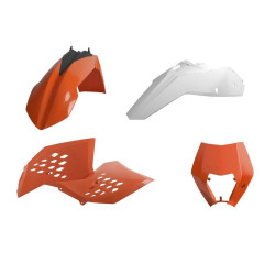 Kit plastiques POLISPORT - couleur origine (08-11) KTM - 1105697