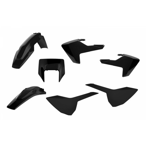 Kit plastique POLISPORT Enduro noir Husqvarna FE/TE - 1086187003