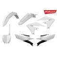 Kit plastique POLISPORT blanc Yamaha YZ450F