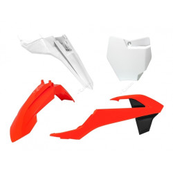 Kit plastique RACETECH couleur origine (2016) orange/blanc KTM SX65 - 1087976003