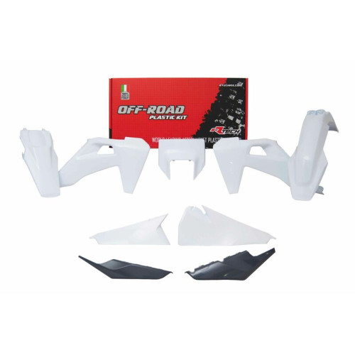 Kit plastique RACETECH blanc/gris anthracite Husqvarna TE/FE - 1087963003