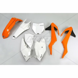 Kit plastique UFO couleur origine (2016) orange/blanc/noir KTM - 1087440003