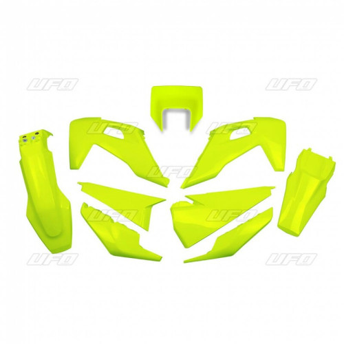 Kit plastiques UFO jaune fluo Husqvarna FE/TE - 1087062005