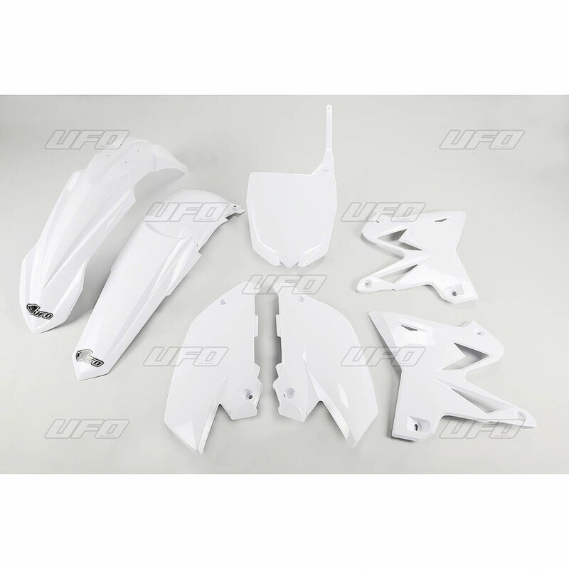 Kit plastique UFO réplica 4T restylé blanc Yamaha YZ125/250