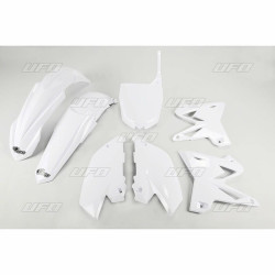 Kit plastique UFO réplica 4T restylé blanc Yamaha YZ125/250