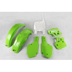 Kit plastique UFO couleur origine Kawasaki KX500 - 1087238001