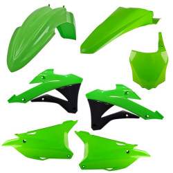 Kit plastiques POLISPORT couleur origine - Kawasaki KX 85 (92) - 1120678001