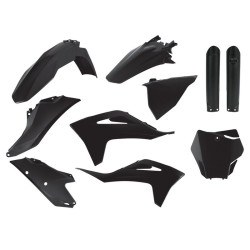 Kit Plastiques POLISPORT noir Gas Gas MC - 1096268003