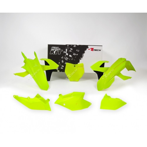 Kit plastique RACETECH jaune fluo/noir KTM - 1087973003