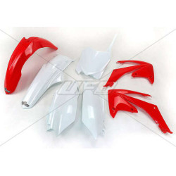 Kit plastique UFO couleur origine rouge/blanc Honda CRF250R/450R - 1086949001