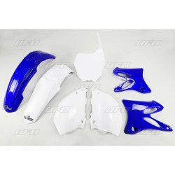 Kit plastique UFO couleur origine (13/14) bleu/blanc Yamaha YZ125/250 - 1087936003