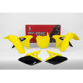 Kit plastique RACETECH couleur origine (2017) jaune/noir Suzuki RM-Z250