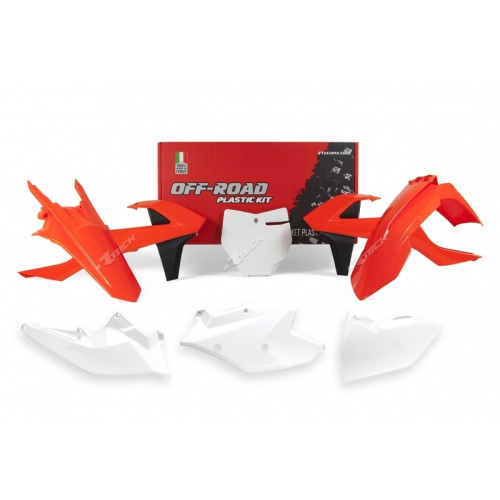 Kit plastique RACETECH couleur origine (2018) rouge/blanc KTM - 1087989001