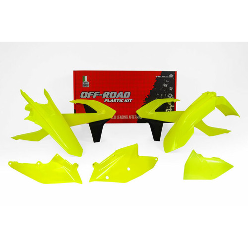 Kit plastique RACETECH jaune fluo KTM EXC/EXC-F - 1087980001