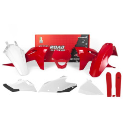 Kit plastiques RACETECH - blanc/rouge Gas Gas EC/EC-F - 1110158001