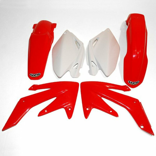 Kit plastique UFO couleur origine rouge/blanc Honda CRF250R