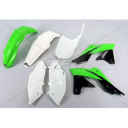 Kit plastique UFO couleur origine (2016) vert/noir/blanc Kawasaki KX250F