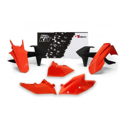 Kit plastique RACETECH couleur origine (2018) rouge/blanc/noir KTM - 1087985001