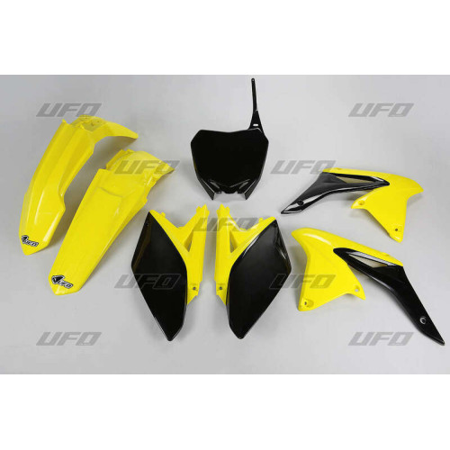 Kit plastique UFO couleur origine jaune/noir Suzuki RM-Z250