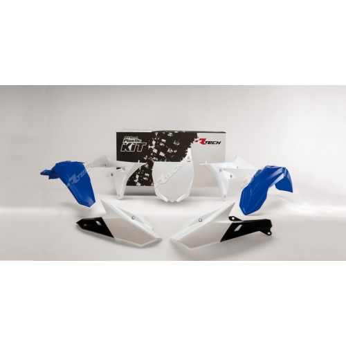 Kit plastique RACETECH couleur origine Bleu/blanc Yamaha YZ250F/450F - 1088028001