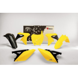 Kit plastique RACETECH couleur origine (14-16) jaune/noir Suzuki RM-Z250 - 1088007002