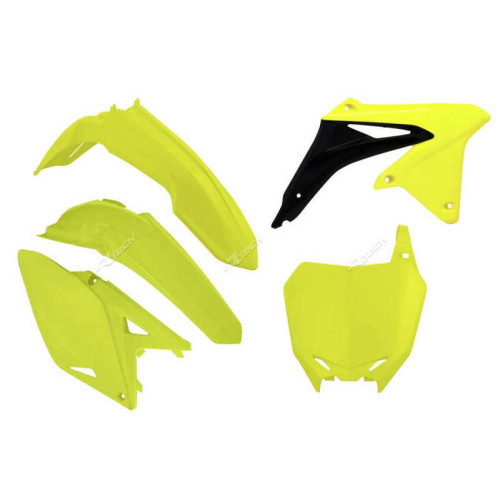 Kit plastique RACETECH jaune fluo Suzuki RM-Z250 - 1088007001