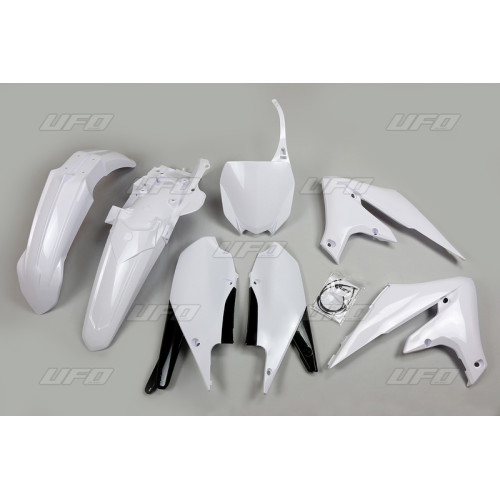 Kit plastique UFO blanc Yamaha YZ450F