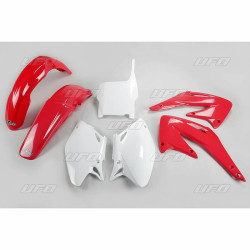 Kit plastique UFO couleur origine rouge/blanc Honda CRF450R