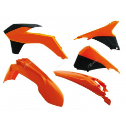 Kit plastique RACETECH couleur origine (2014) orange/noir KTM - 1087983001