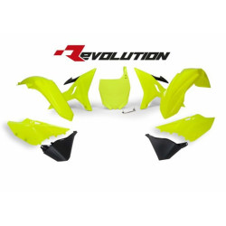 Kit plastiques RACETECH Revolution sans réservoir jaune/noir Yamaha - 1088018002