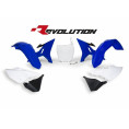 Kit plastiques de rechange RACETECH Revolution bleu/blanc Yamaha YZ125/250