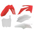 Kit plastique RACETECH couleur origine rouge/blanc Honda CRF250R/450R