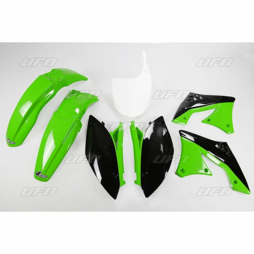 Kit plastique UFO couleur origine vert/noir Kawasaki KX250F - 1087262002