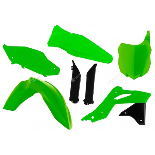 Kit plastique RACETECH vert fluo Kawasaki KX250F - 1087999001