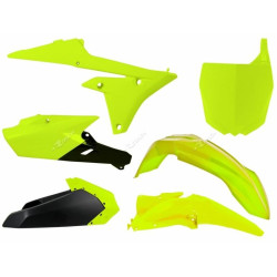 Kit plastique RACETECH jaune fluo/noir Yamaha YZ250F/450F - 1088032001