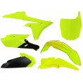 Kit plastique RACETECH jaune fluo/noir Yamaha YZ250F/450F