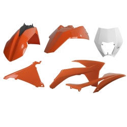 Kit plastique POLISPORT couleur origine (12-13) KTM XCF-W - 1086177001