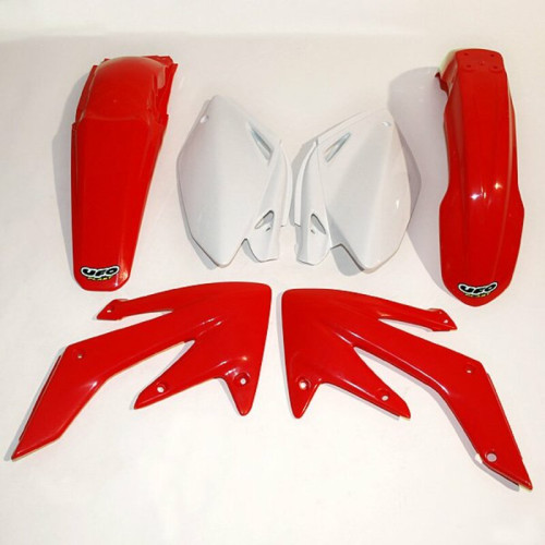 Kit plastique UFO couleur origine rouge/blanc Honda CRF250R - 1086939003