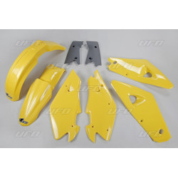 Kit plastique UFO couleur origine jaune/gris Husqvarna CR125/250 - 1087042001