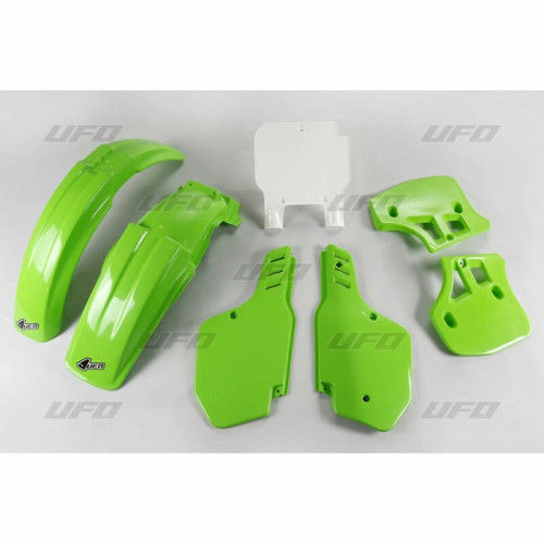 Kit plastique UFO couleur origine Kawasaki KX500 - 1087239001