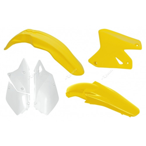 Kit plastique RACETECH couleur origine jaune/blanc Suzuki DR-Z400 - 1087955001