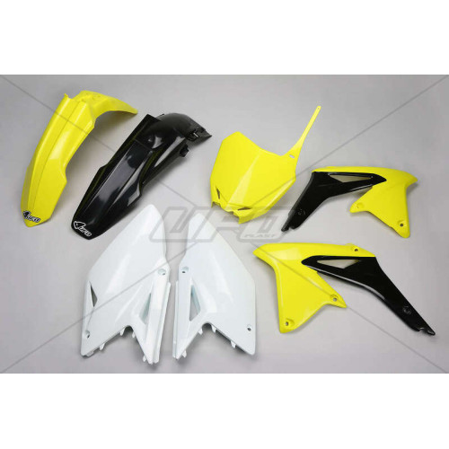 Kit plastique UFO couleur origine jaune/noir/blanc Suzuki RM-Z450 - 1087727003