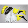 Kit plastique UFO couleur origine jaune/noir/blanc Suzuki RM-Z450