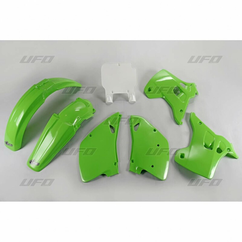 Kit plastique UFO couleur origine Kawasaki KX125/250